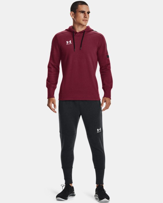 Under Armour Men's Top UA Accelerate Off Pitch T-Shirt Burgundy New 
